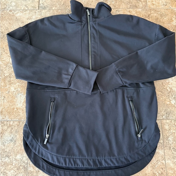 Lou & Grey Jackets & Blazers - Lou & Grey Navy Half-Zip Utility Jacket